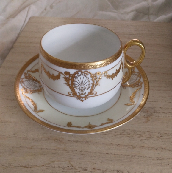 Noritake handpainted gold gilded tea cup - Picture 6 of 15